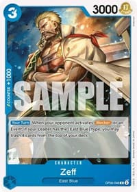 Zeff - Wings of the Captain - One Piece Card Game card