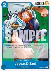 Jaguar.D.Saul - Wings of the Captain - One Piece Card Game card