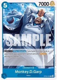 Monkey.D.Garp - Wings of the Captain - One Piece Card Game card