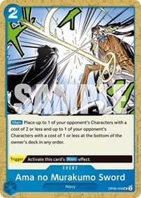 Ama no Murakumo Sword - Wings of the Captain - One Piece Card Game card
