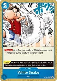 White Snake - Wings of the Captain - One Piece Card Game card