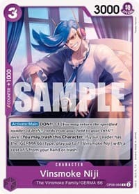 Vinsmoke Niji (064) - Wings of the Captain - One Piece Card Game card