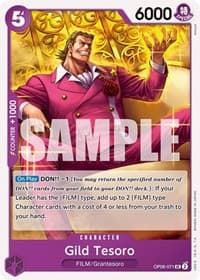 Gild Tesoro - Wings of the Captain - One Piece Card Game card