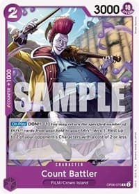 Count Battler - Wings of the Captain - One Piece Card Game card