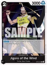 Jigoro of the Wind - Wings of the Captain - One Piece Card Game card