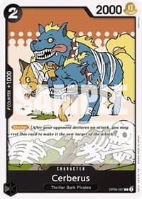 Cerberus - Wings of the Captain - One Piece Card Game card