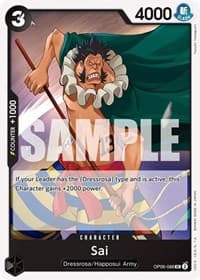 Sai - Wings of the Captain - One Piece Card Game card