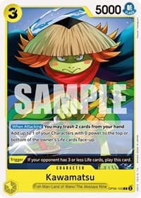 Kawamatsu - Wings of the Captain - One Piece Card Game card