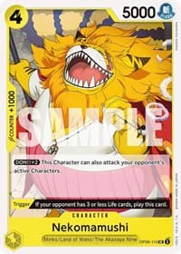 Nekomamushi - Wings of the Captain - One Piece Card Game card
