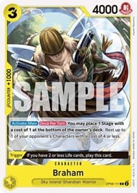 Braham - Wings of the Captain - One Piece Card Game card