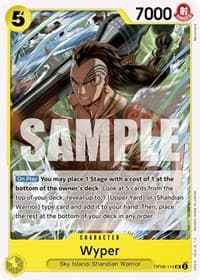 Wyper - Wings of the Captain - One Piece Card Game card