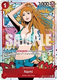 Nami (TR) - Wings of the Captain - One Piece Card Game card