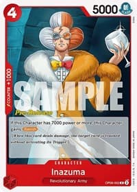 Inazuma - Wings of the Captain Pre-Release Cards - One Piece Card Game card