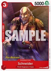 Schneider - Wings of the Captain Pre-Release Cards - One Piece Card Game card