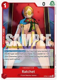 Ratchet - Wings of the Captain Pre-Release Cards - One Piece Card Game card