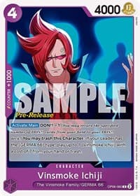 Vinsmoke Ichiji (060) - Wings of the Captain Pre-Release Cards - One Piece Card Game card