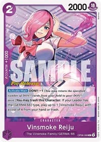 Vinsmoke Reiju (068) - Wings of the Captain Pre-Release Cards - One Piece Card Game card