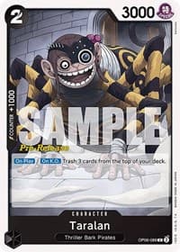 Taralan - Wings of the Captain Pre-Release Cards - One Piece Card Game card