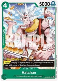 Hatchan - Wings of the Captain Pre-Release Cards - One Piece Card Game card