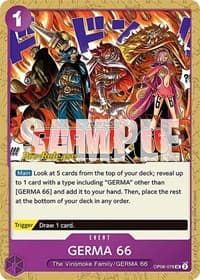 GERMA 66 - Wings of the Captain Pre-Release Cards - One Piece Card Game card