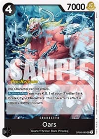 Oars - Wings of the Captain Pre-Release Cards - One Piece Card Game card