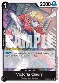 Victoria Cindry - Wings of the Captain Pre-Release Cards - One Piece Card Game card
