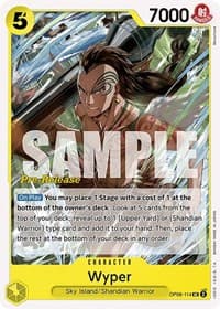 Wyper - Wings of the Captain Pre-Release Cards - One Piece Card Game card