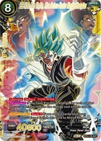 SSB Kaio-Ken Vegito, Blue Potara-Fusion Warrior Champion (Collector Booster Gold) - Beyond Generations - Dragon Ball Super: Masters card