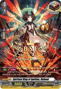 Spiritual King of Ignition, Valnout (Spring Fest 2024) - Bushiroad Event Cards - Cardfight Vanguard card