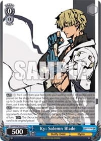 Ky: Solemn Blade (Spring Fest 2024) - Bushiroad Event Cards - Weiss Schwarz card