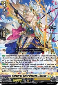 Knight of Deity Decree, Thasus (Spring Fest 2024) - Bushiroad Event Cards - Cardfight Vanguard card
