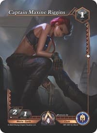 Captain Maxine Riggins - Year of the Dragon - Alpha Clash card
