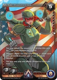Moxie, Primed to Clash - Year of the Dragon - Alpha Clash card