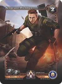Sergeant Webber - Year of the Dragon - Alpha Clash card