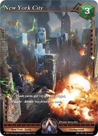 New York City - Year of the Dragon - Alpha Clash card