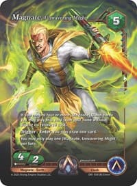 Magnate, Unwavering might - Year of the Dragon - Alpha Clash card