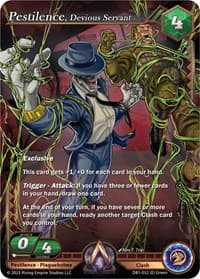 Pestilence, Devious Servant - Year of the Dragon - Alpha Clash card