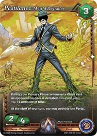 Pestilence, World Degrader - Year of the Dragon - Alpha Clash card