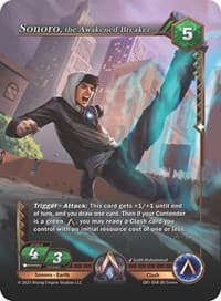Sonoro, the Awakened Breaker - Year of the Dragon - Alpha Clash card
