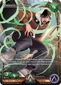 Sonoro, Sonic Blaster - Year of the Dragon - Alpha Clash card