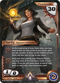 Clarity, Ageless Defender - Year of the Dragon - Alpha Clash card