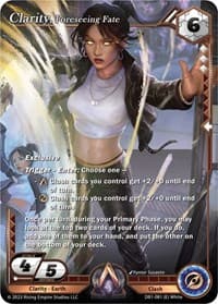 Clarity, Foreseeing Fate - Year of the Dragon - Alpha Clash card