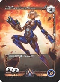 LINN, the Nanite Warrior - Year of the Dragon - Alpha Clash card