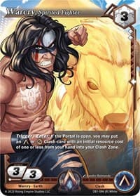 Warcry, Spirited Fighter - Year of the Dragon - Alpha Clash card
