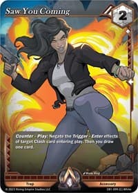 Saw You Coming - Year of the Dragon - Alpha Clash card