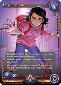 Haven, Provoked - Year of the Dragon - Alpha Clash card