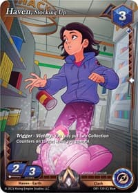 Haven, Stocking Up - Year of the Dragon - Alpha Clash card