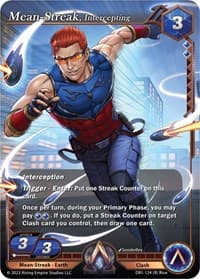 Mean-Streak, Intercepting - Year of the Dragon - Alpha Clash card