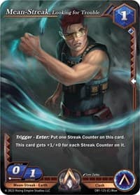 Mean-Streak, Looking for Trouble - Year of the Dragon - Alpha Clash card