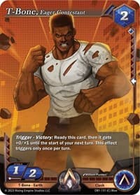 T-Bone, Eager Contestant - Year of the Dragon - Alpha Clash card
